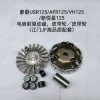 我司摩托車江門主機配套所有型號前驅動盤，紅寶125后皮帶輪